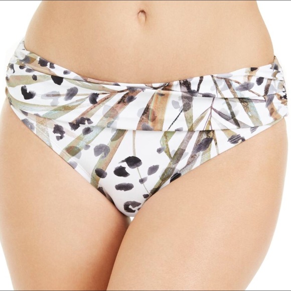KENNETH COLE JUNGLE FEVER PRINTED BIKINI BOTTOM - Picture 3 of 4